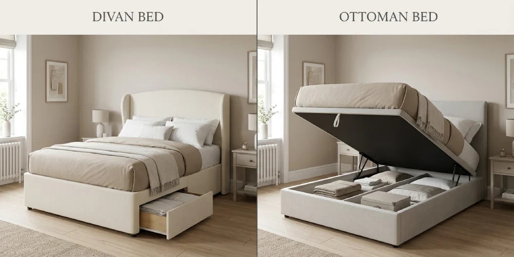 Divan Bed vs Ottoman Bed: Which One Should You Choose?