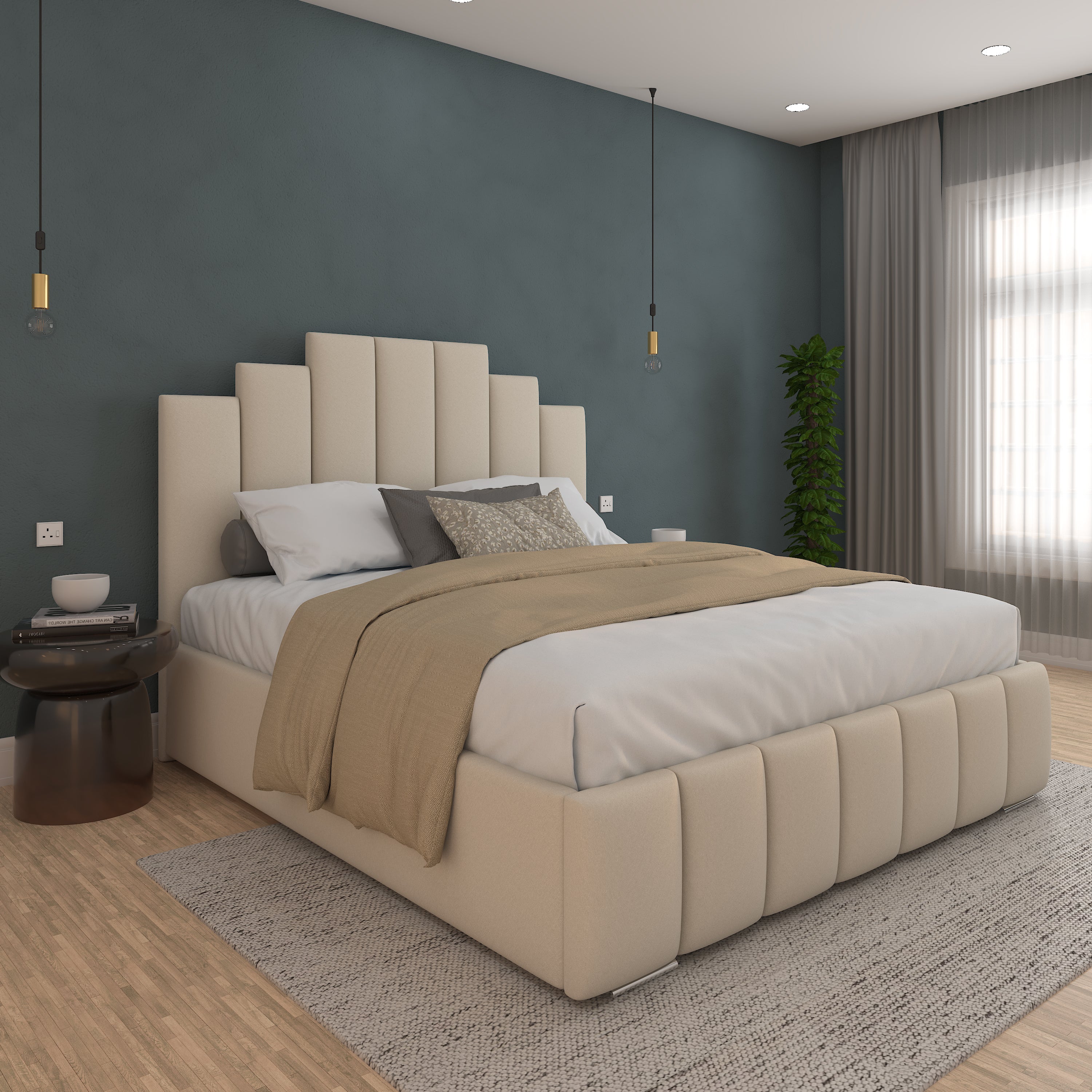 Chicago Art Deco Bed Frame