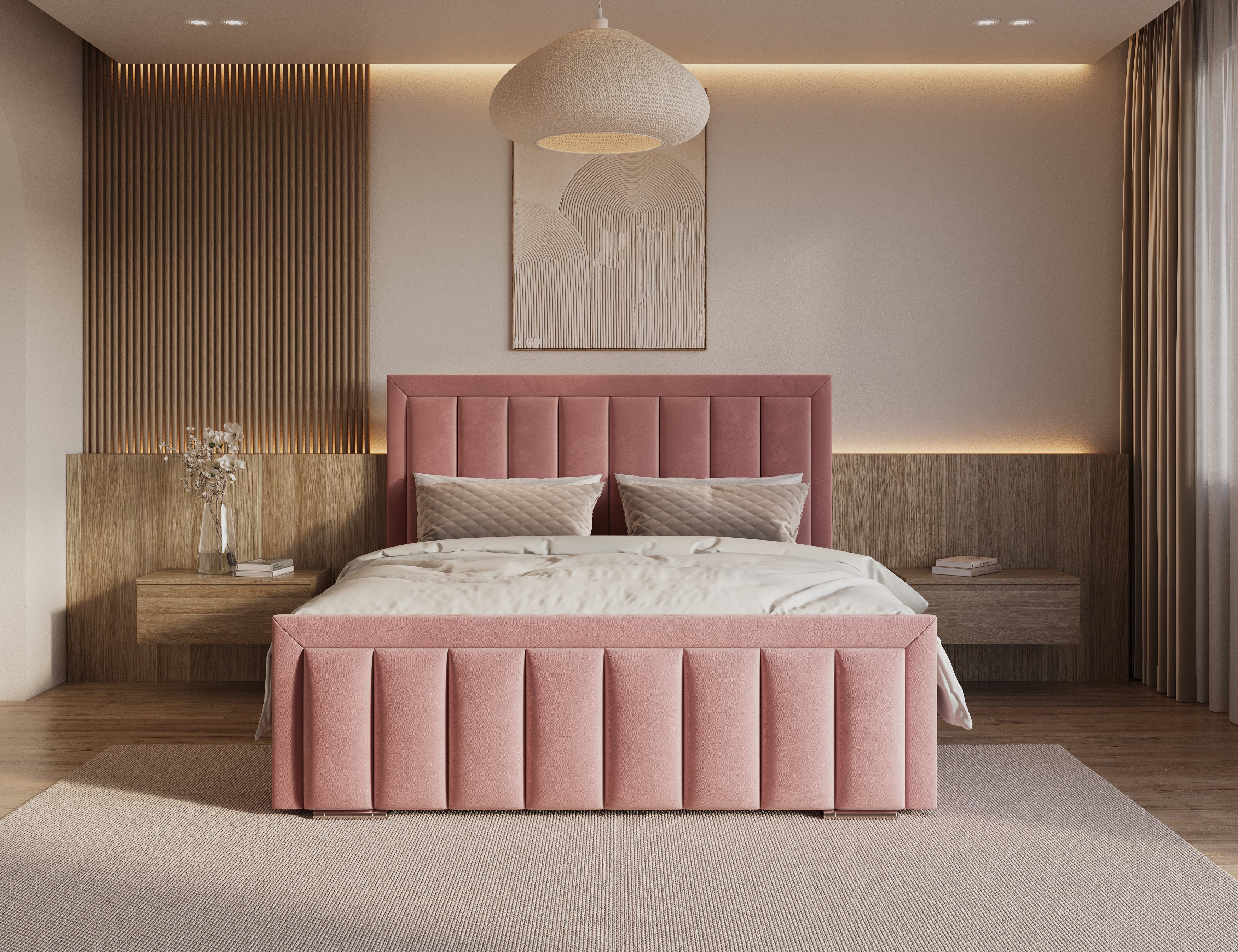 The Providence Bed - Cream 3