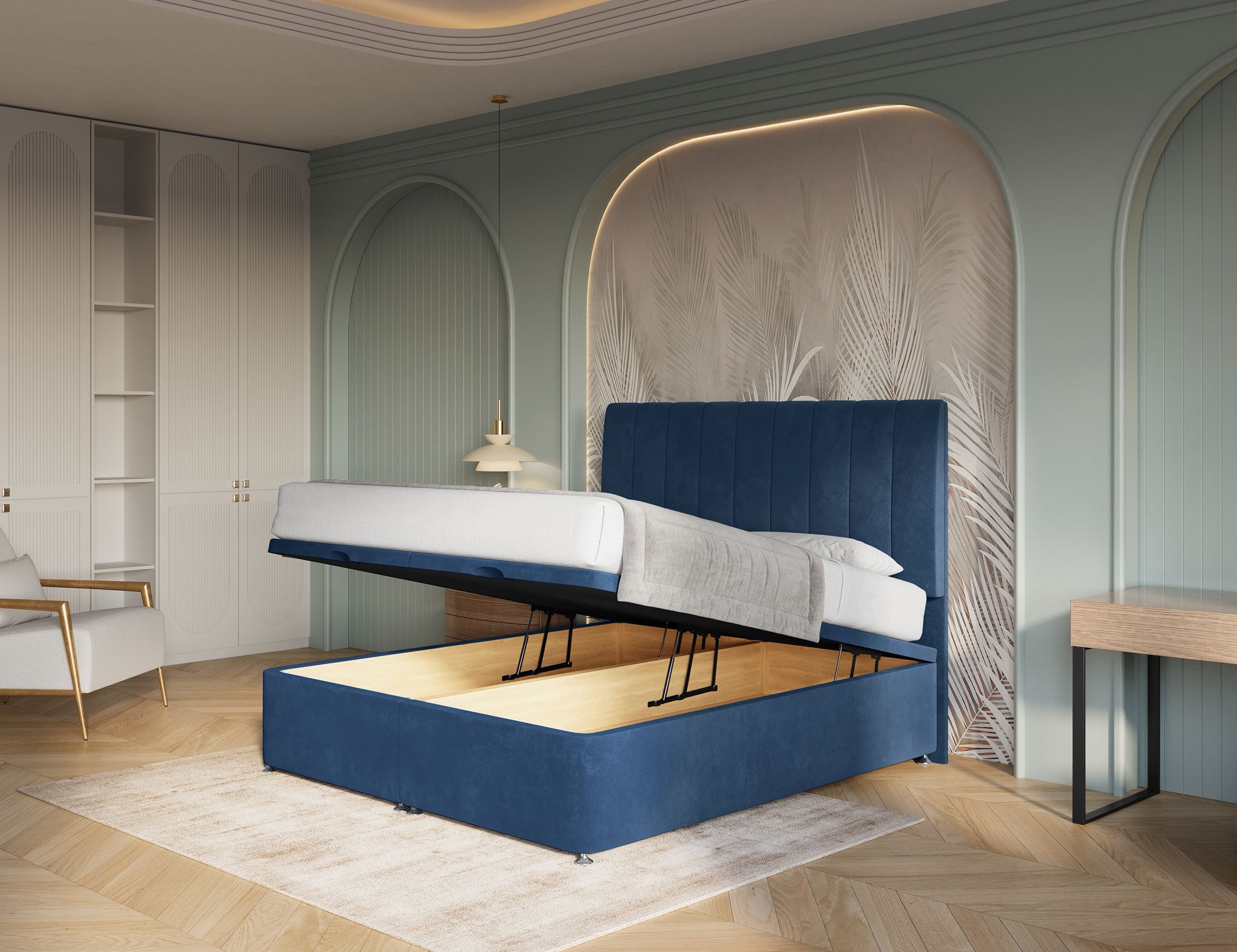 Florence Panel Divan Ottoman Storage Bed