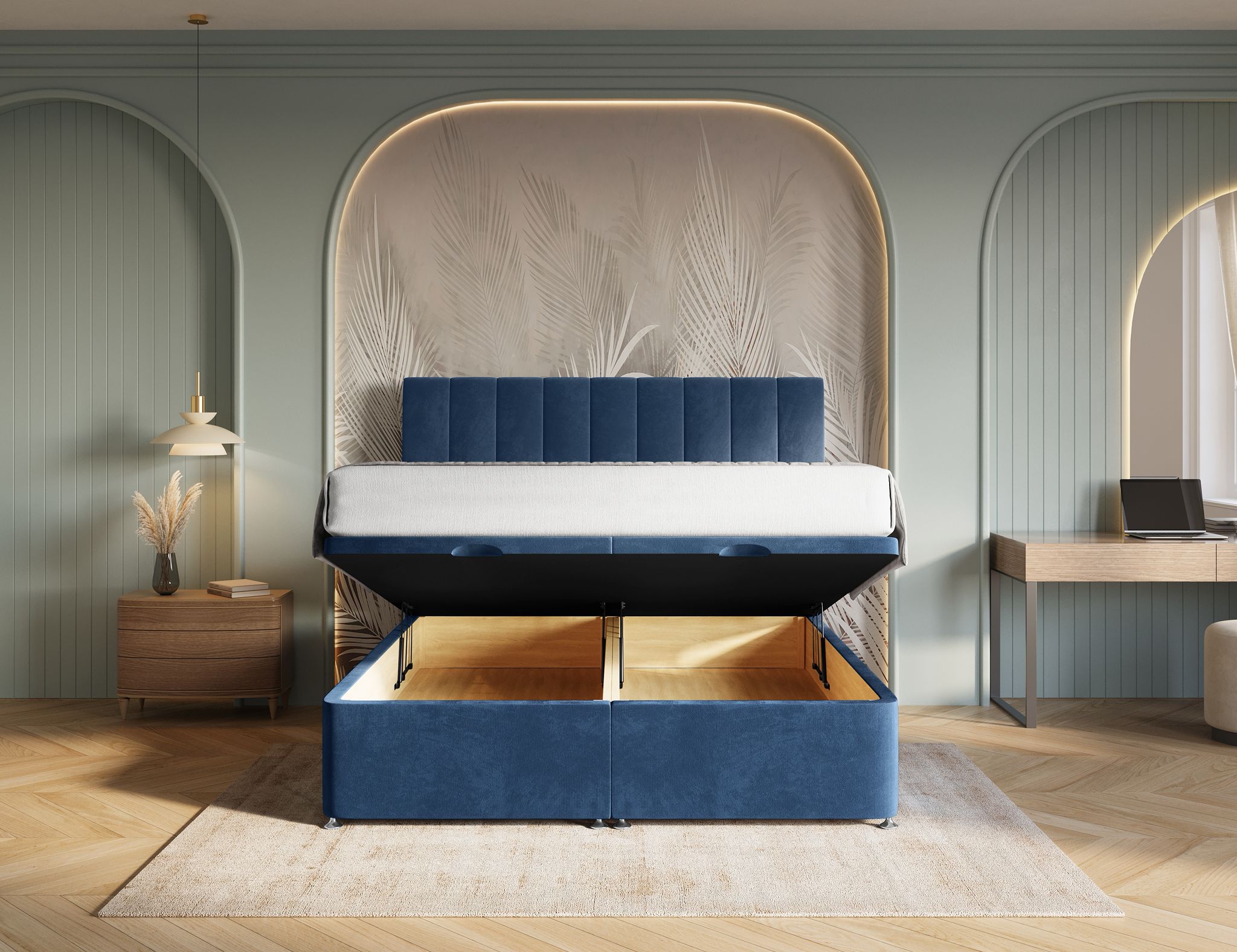 Florence Panel Divan Ottoman Storage Bed 3