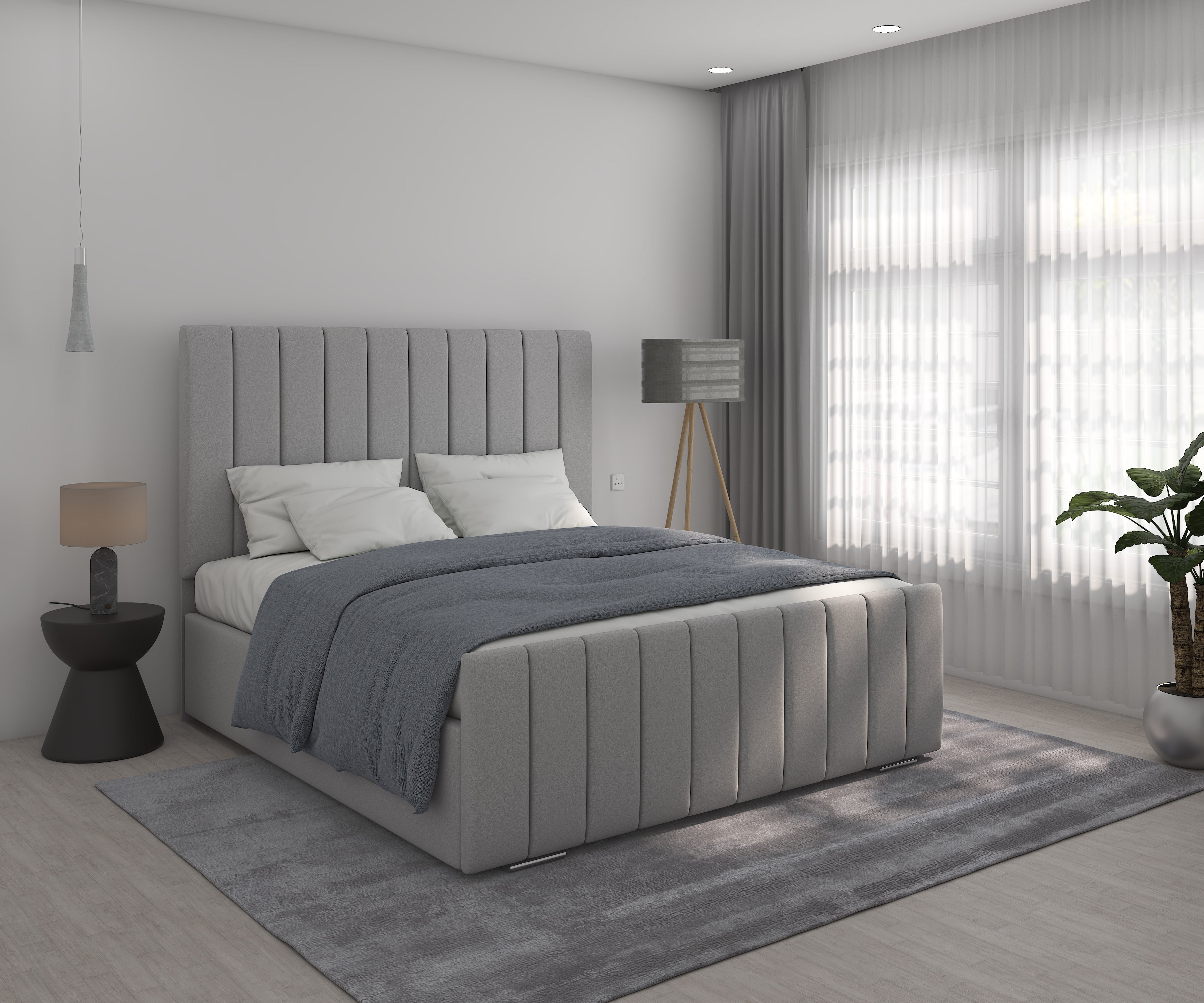 Madrid Bed Frame With lines