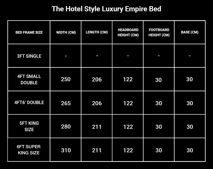 The Hotel Style Luxury Empire Bed 4