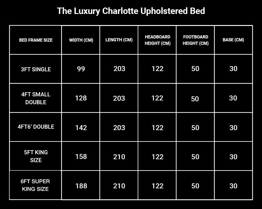 The Luxury Charlotte Upholstered  Bed