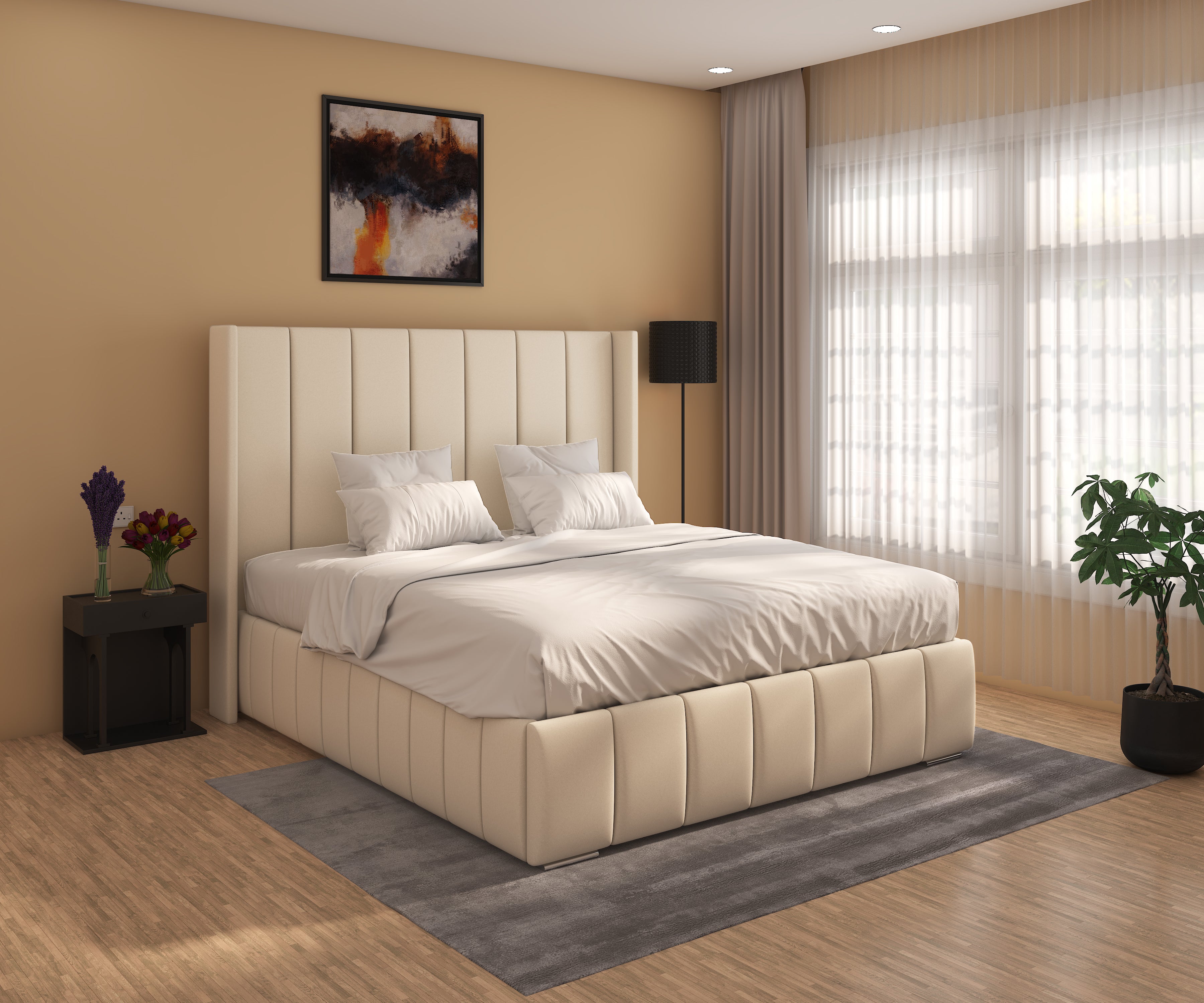 The Mayfair Wingback bed - Cream
