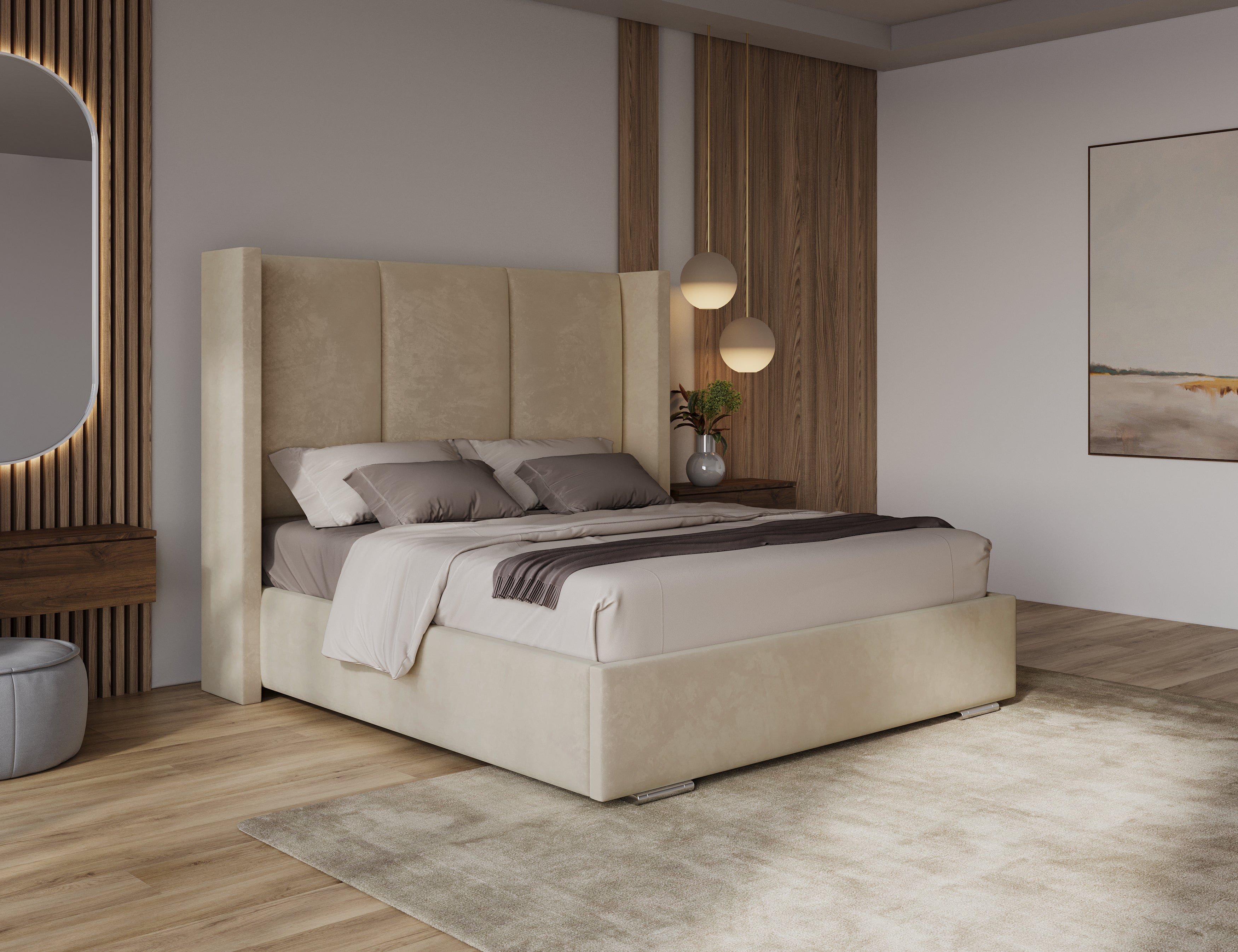 The Empress Wingback Bed Frame