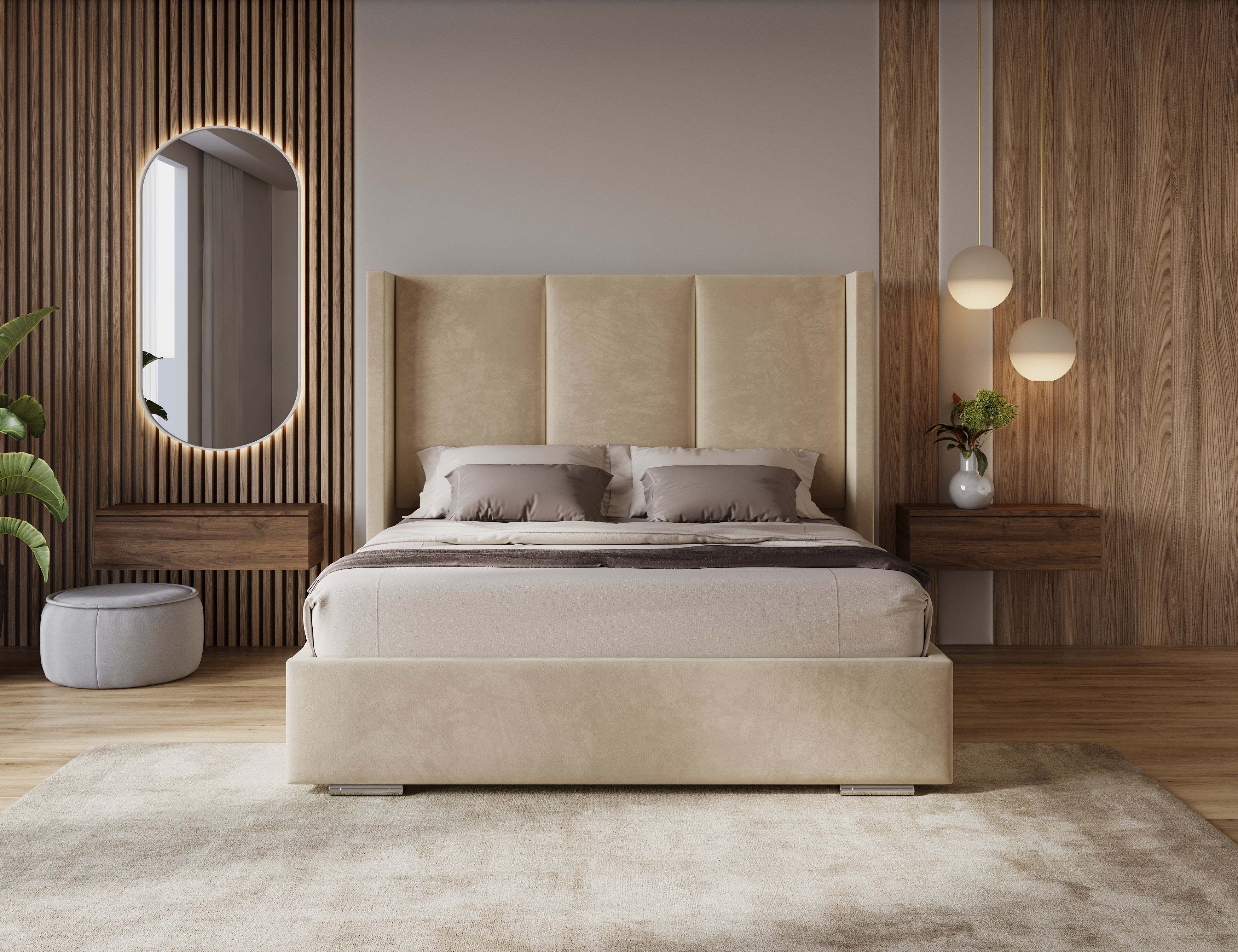 The Empress Wingback Bed Frame 3