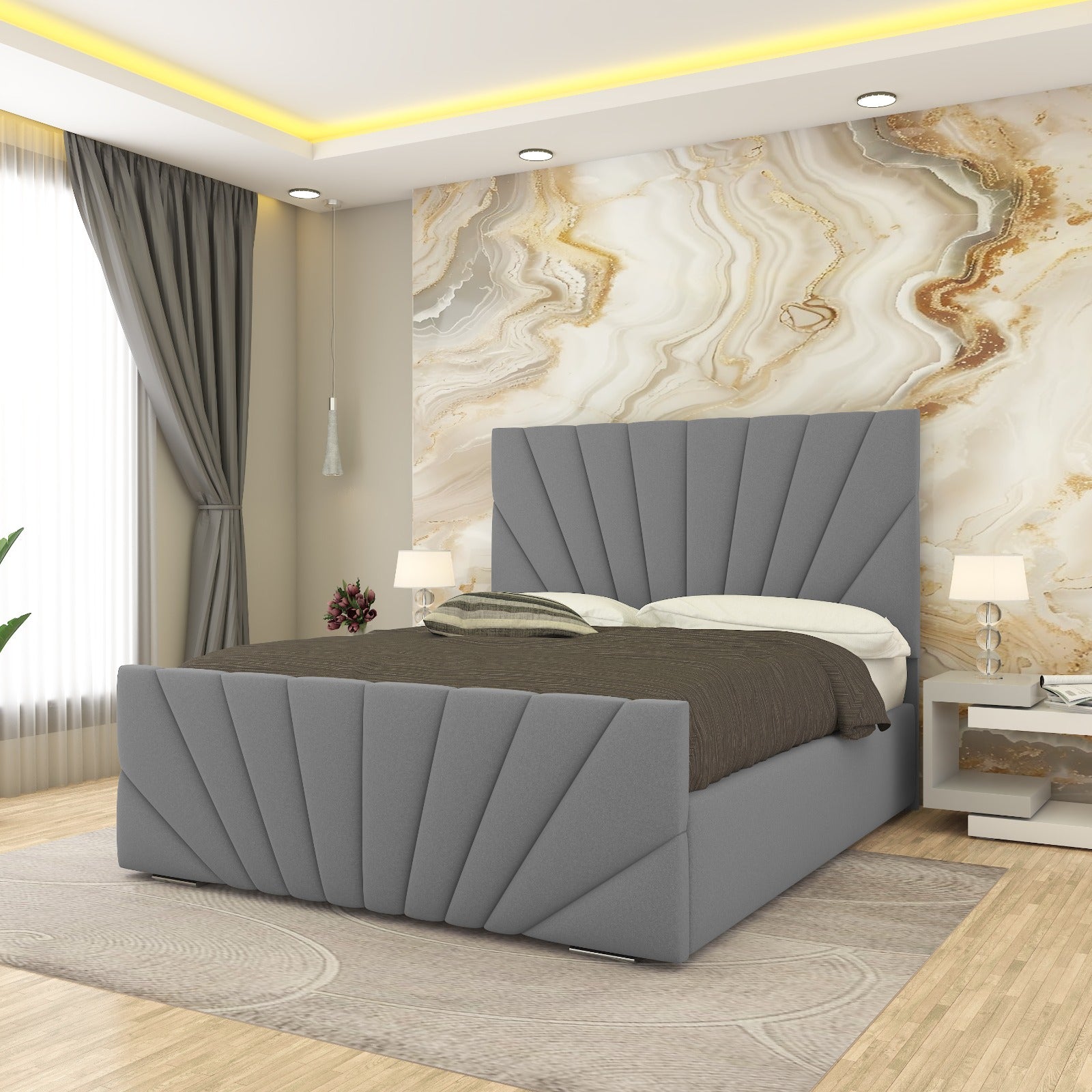 The Luxury Charlotte Upholstered  Bed