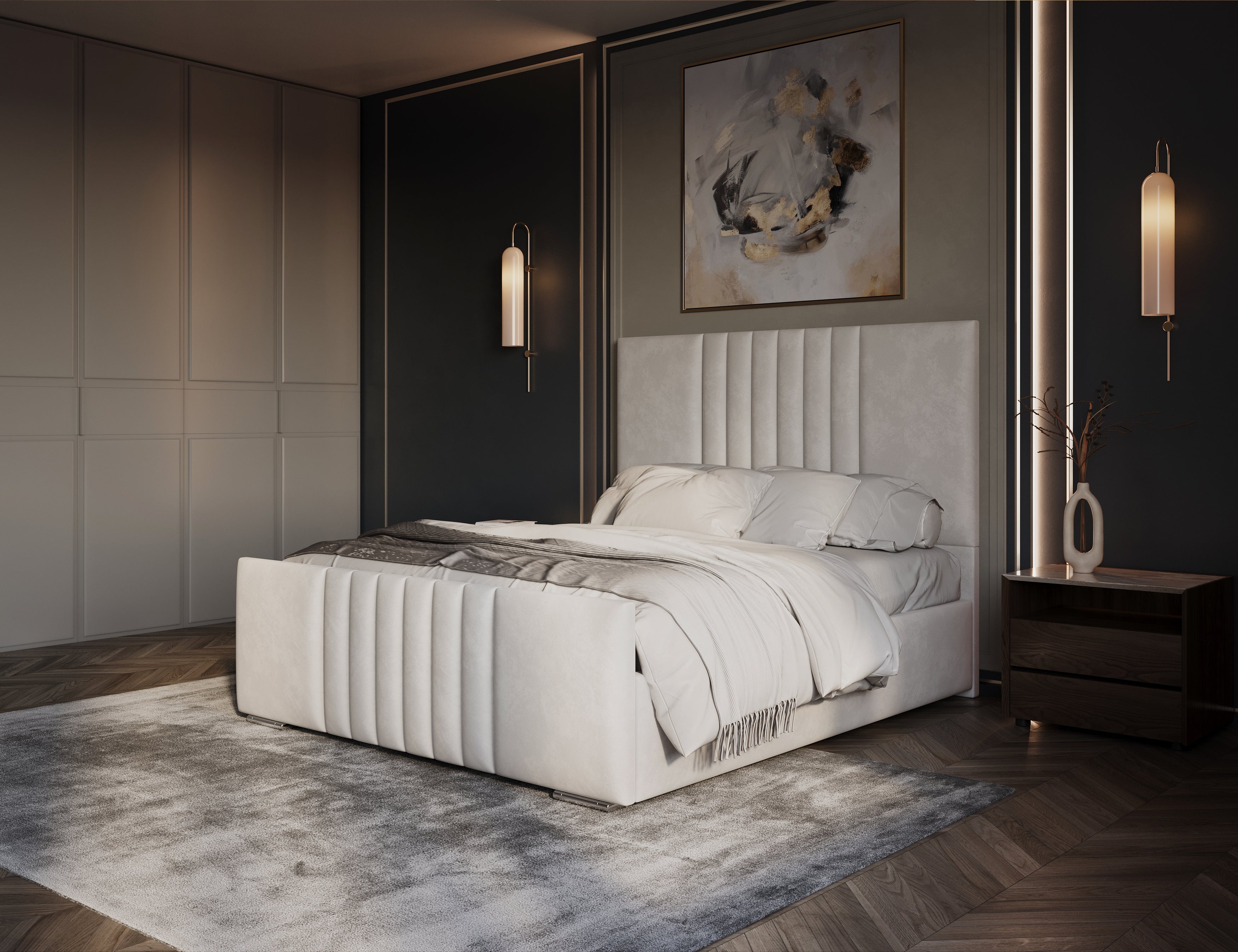 The Osaka Luxe Linear Bed Frame